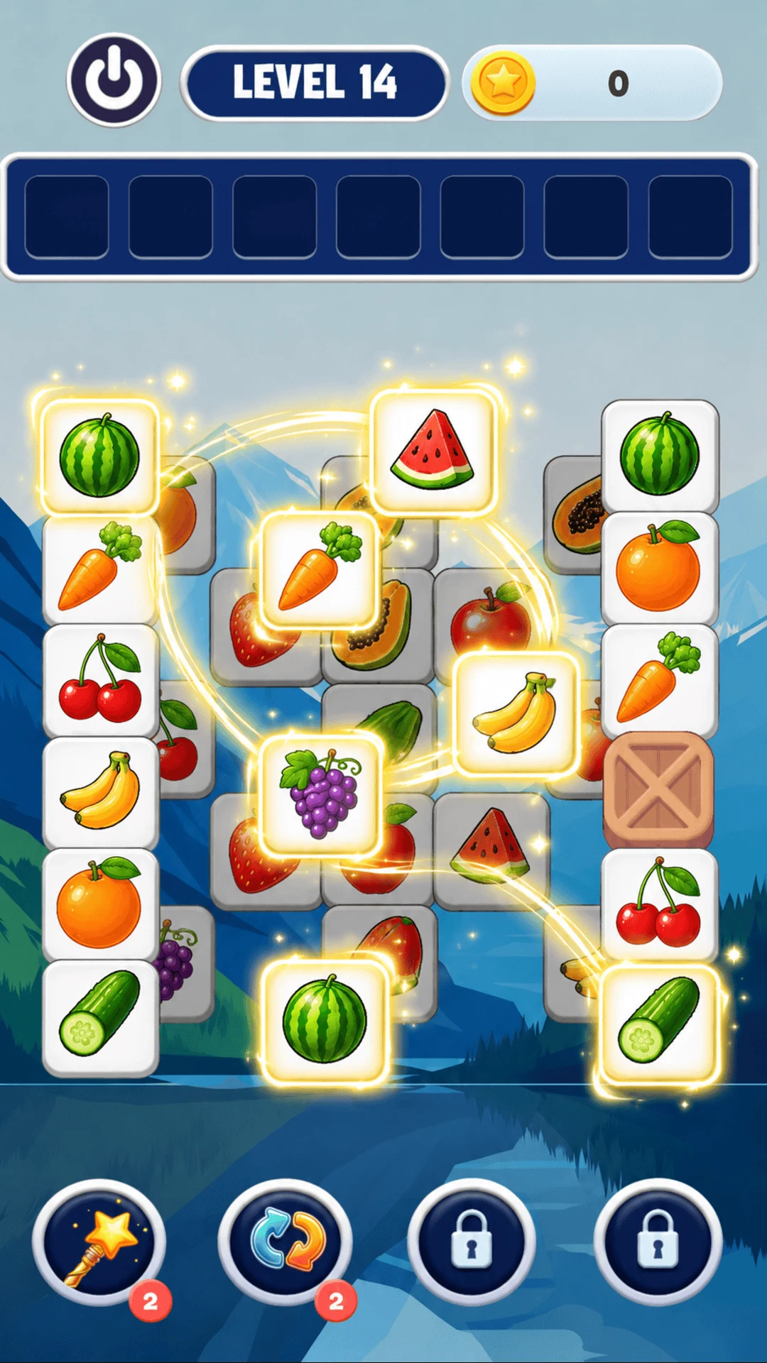 Fruit Tiles Match Puzzle screenshot
