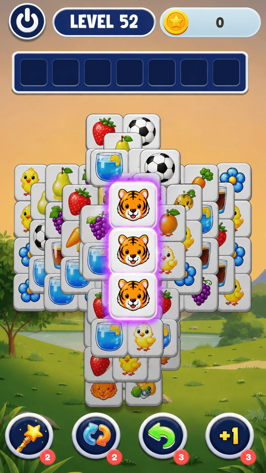 Fruit Tiles Match Puzzle screenshot