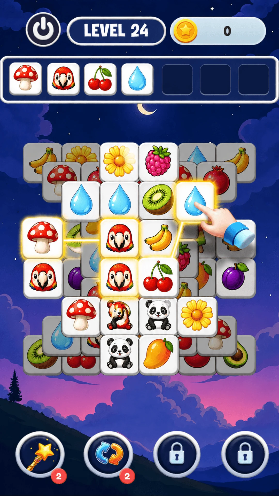 Fruit Tiles Match Puzzle screenshot