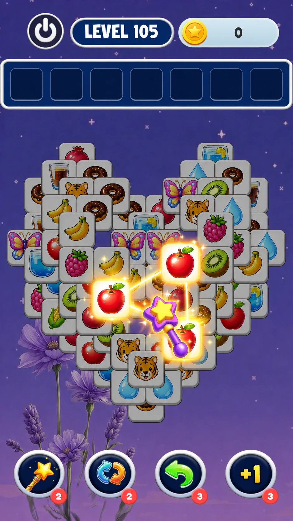 Fruit Tiles Match Puzzle screenshot